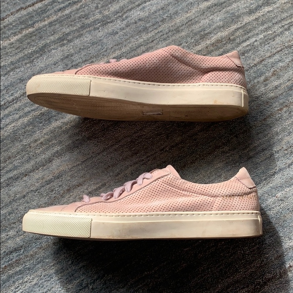 Common Projects Lilac Suede Perforated Sneakers 38 - image 8